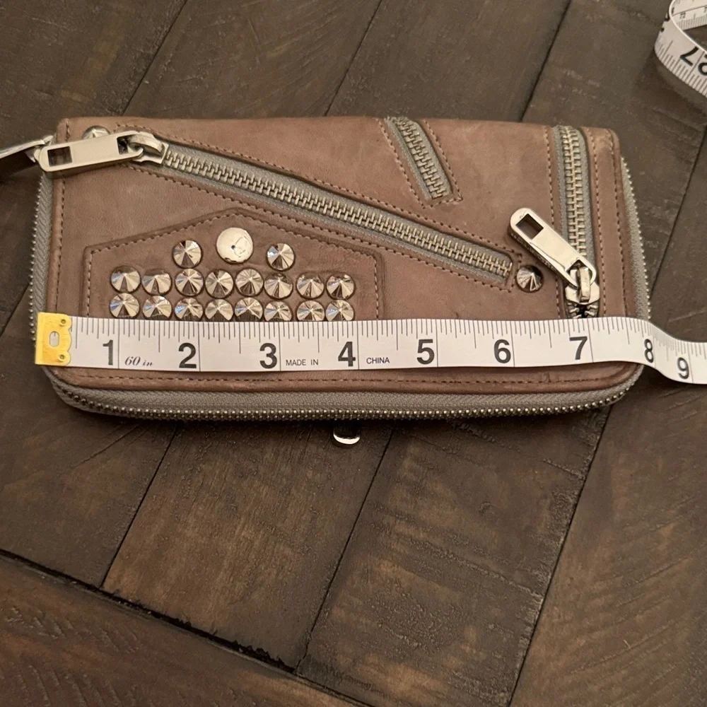 Rebecca Minkoff Taupe Leather Wallet
